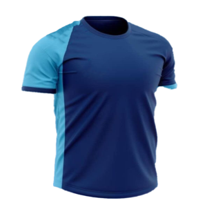Maillot de football pour homme, couleur marron, à blocs de couleurs, manches courtes, col en V, évacuation de l'humidité, coupe classique, 100% polyester, impression numérique, tout est imprimé - Product Image 1