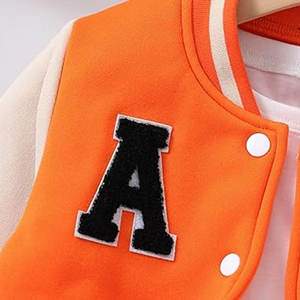 Vestes Lettermen les plus vendues en ligne au meilleur prix, service OEM, teinture unie, faible MOQ - Product Image 5