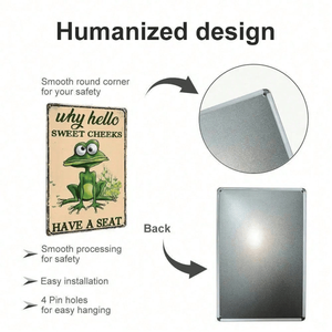 CIFbuy Targa in Alluminio Vintage Rustica 8x12 Pollici (20.3x30.5cm) Decorazione per la Casa con TikTok per Servizio Ritiro Temu - Product Image 6