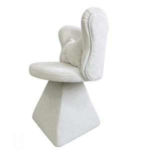 Sedia Girevole da Toeletta con Schienale a Farfalla in PU, Sgabello da Trucco per Camera da Letto, Tavolo da Toeletta, Uso Commerciale e Sedie da Pranzo - Product Image 2
