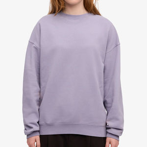 Sudadera Corta con Cuello Redondo Color Spearmint para Mujer, Precio OEM, Ropa Urbana Sostenible, Sudaderas y Hoodies para Mujer - Product Image 2