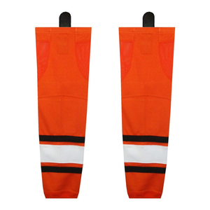 Chaussettes de hockey sur glace en coton de haute qualité, respirantes, extensibles, hauteur genou, écologiques, pour uniforme d'équipe professionnel, entraînement, vente en gros - Product Image 3