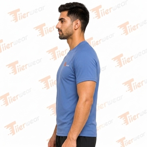 Men Beach <b>Swim</b> <b>T</b> <b>Shirt</b> Polyester Spandex Quick Dry UV Protection Stretch Rash Guard Lightweight Surf Wear Slim Fit Streetwear - Product Image 3
