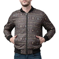 Blouson bomber robuste pour homme, hiver, construction durable, fermeture éclair sur le devant, vêtement d'extérieur, design personnalisé, service OEM, polyester/nylon écologique
