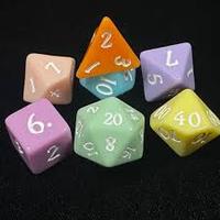 Mini Planet DND Ensembles de dés en résine fabriqués à la main avec vente en gros de dragons polyédriques GM Impex RPG Donjons Dragons avec bords