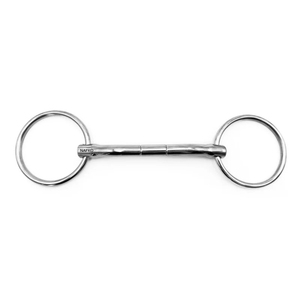 Bocado de Acero Inoxidable de Alta Calidad con Anillo Suelto y Doble Articulación Premium para Caballos, Equipo Ecuestre para Jinetes Profesionales - Product Image 1