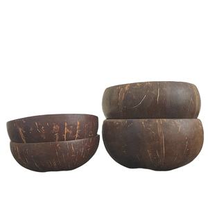 BOL DE COQUILLE DE NOIX DE COCO ÉCOLOGIQUE UTILISÉ POUR LA SALADE ET LES ALIMENTS SAINS FABRIQUÉS AU VIETNAM CERTIFICAT LFGB - Product Image 3