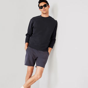 Sweat-shirt de qualité supérieure, personnalisable en gros, col rond en coton surdimensionné, épais, vierge, brodé, impression en relief, unisexe, streetwear - Product Image 4