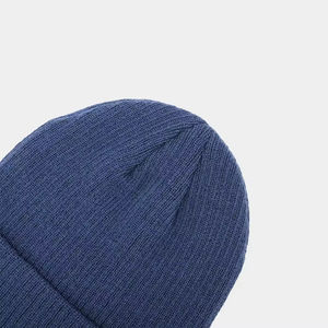 Chapeau beanie unisexe pour adulte, personnalisable, fabriqué sur mesure, chaud pour l'hiver, avec logo personnalisé, rayé, jacquard, 100% coton, à revers tricotés - Product Image 3