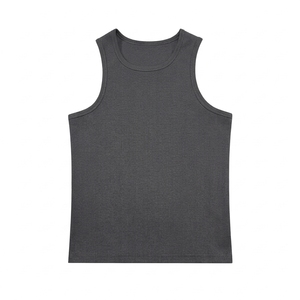 Débardeur Stringer Homme Décontracté 100% Coton Tricoté Gold's Gym, Meilleure Vente 2025, Écologique, avec Badge Brodé à la Machine et Bouton - Product Image 6