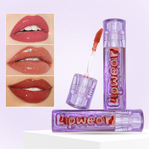 Brillo Labial de Alto Brillo, Fórmula No Pegajosa, Lápiz Labial Líquido Brillante - Product Image 1