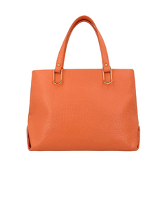 Bolsos de Hombro de Cuero Genuino Naranja para Mujer, de Alta Calidad, a la Moda, Impermeables, con Cierre y Logotipo Personalizable, 2026 - Product Image 2