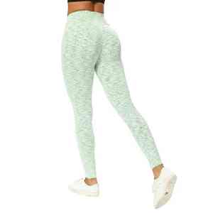 Leggings de Yoga Personalizados sin Costuras de Cintura Alta con Efecto Push-Up para Mujer, Ropa Deportiva de Compresión que Absorbe la Humedad, Leggings Ajustados para Fitness - Product Image 4