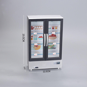 Nouvel Arrivage : Mini-réfrigérateur jouet avec 21 accessoires, lumières et sons, modèle 1:12, pour maison de poupée - Product Image 1