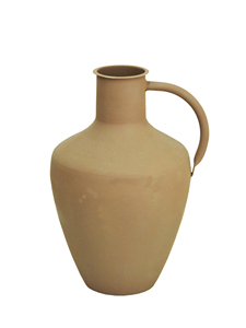 Jarrón de Metal Rústico para Flores - Diseño de Jarra en Tonos Tierra, Jarrón Tradicional para Decoración de Casa de Campo, Cabaña o Hogar Minimalista - Product Image 4