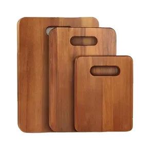 Planche à découper en bois de style rustique et antique, forme irrégulière unique, plateau à fromage en résine, accessoire de cuisine vintage - Product Image 3