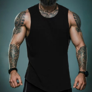 Fabricant OEM de débardeurs pour hommes, vêtements de sport, fournisseur d'articles en gros, usine, approvisionnement international, 100% coton, séchage rapide, respirant - Product Image 3