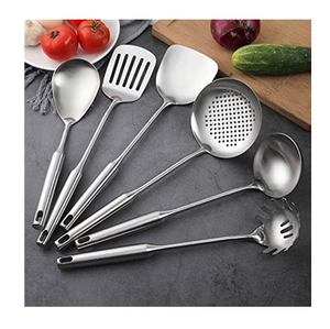 Stainless Steel Cooking Spoon Set hot Selling Manufacture Supplier <b>Kitchen</b> <b>Gadget</b> Cooking <b>Tool</b> - Product Image 4