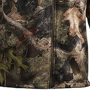 Chaqueta de caza con capucha de camuflaje para hombre, manga larga, softshell, transpirable, de poliéster, para invierno. - Product Image 6