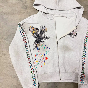 เสื้อฮู้ดดี้สตรีทแวร์คุณภาพดีที่สุดสำหรับฤดูหนาวปี 2026  รับสกรีนโลโก้ เสื้อฮู้ดดี้ทรงหลวมสำหรับผู้ชาย ราคาขายส่ง - Product Image 4