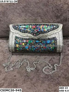 Nuevo y elegante bolso de mano de metal y mosaico de alta calidad para mujer y bolso de boda a bajo precio por LUXURY CRAFTS - Product Image 6