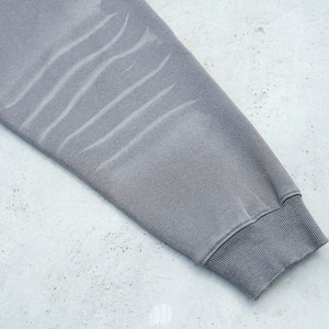 เสื้อฮู้ดดี้ SHY SPORTS ลดราคาพิเศษ สกรีนโลโก้ได้ตามต้องการ ผ้าหนานุ่ม ไม่มีเชือกผูก ทรงโอเวอร์ไซส์ สไตล์วินเทจ ล้างสีแบบแอซิดวอช สำหรับผู้ชาย - Product Image 4