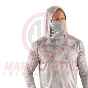 Sudadera de Pesca Transpirable con Estampado Digital Personalizado para Hombre, Sudadera de Pesca con Diseño de Camuflaje por Sublimación Personalizada para Hombre - Product Image 3