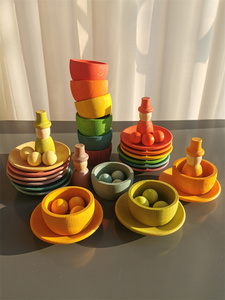 Ensemble de cuisine en bois de jeu de rôle créatif pour enfants Tradebyd - Product Image 1