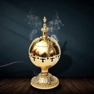 Quemador de Incienso Metálico de Calidad de Exportación para Uso Religioso con Base Estable, Diseño Ecológico Hecho a Mano, Bajo Costo, M/S SHAAD HANDICRAFTS - Product Image 1