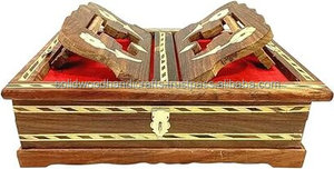 Support de coran en bois Rahel supports en bois sculptés à la main conception spéciale pour les musulmans support de coran islamique - Product Image 4