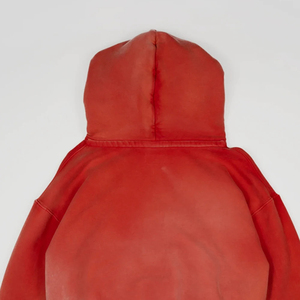 Nouvel Arrivage Sweat à Capuche Épais Oversize Effet Délavé Coupe Droite Streetwear 100% Coton Vêtement d'Hiver Logo Personnalisé sur le Devant - Product Image 3