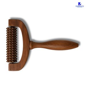 Rodillo de mano de madera KStar KWRT en forma de T, herramienta de masaje de acupresión para aliviar el dolor de manos, muñecas y músculos. - Product Image 1