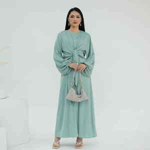 Abaya Musulmana Moderna de Encaje de Lujo para Mujer, Estilo Dubái, Informal, Modesta, Islámica, Ligera, Vestido Diario - Product Image 1