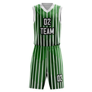 Conjunto de Uniforme de Baloncesto sin Mangas con Cuello en V, Estampado Sublimado, Absorción de Humedad, Patrón Geométrico, Número, Ropa Deportiva para Adultos - Product Image 5