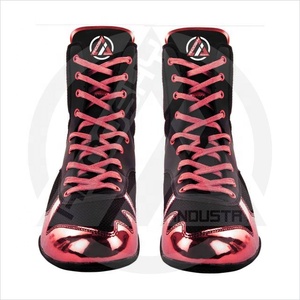 2023 PU Boxing Shoes Fashion Customized High Top Training Leather for Men Women Original Leather / Artificial Leather