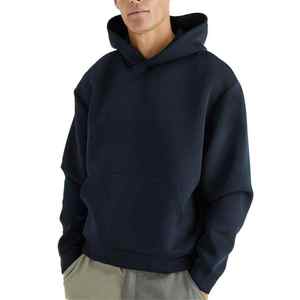 Conjunto de Sudadera con Capucha Extra Grande de Alta Calidad y Pantalones Deportivos Anchos de 2 Piezas, Ropa Deportiva Informal de Algodón y Felpa - Product Image 5
