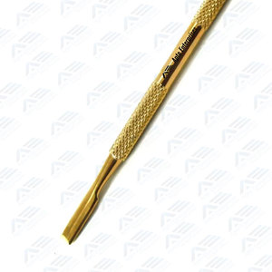 Pousse-cuticules et coupe-ongles en acier inoxydable argenté pour manucure, outil de suppression du vernis à ongles, pousse-cuticules rond en acier inoxydable - Product Image 5