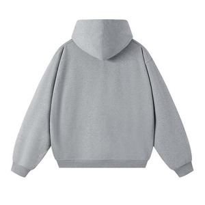 Sudadera con Capucha Unisex, Color Sólido, Tejida, Informal, Corte Regular, para Otoño, Disponible en Varios Colores, Nueva Llegada - Product Image 6