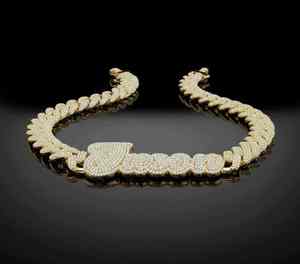 Cuban Link <b>Iced</b> <b>Out</b> Jesus Pendant <b>Chain</b> for Men 10K 14K Gold Silver Hip Hop Necklace Luxury Statement Jewelry Gift - Product Image 3