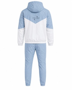 Conjunto de Chaqueta y Pantalones Cortavientos Ligeros con Bloques de Color para Hombre, Ropa de Ocio para Primavera, Corte Regular de Longitud Completa - Product Image 6