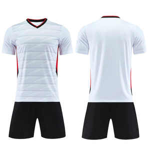 Conjunto de Uniforme de Fútbol Personalizado, Local/Visitante, Impresión Digital, 100% Poliéster, Manga Corta, Secado Rápido, Transpirable, Ligero, Nombre del Equipo - Product Image 3
