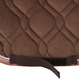 Tapis de selle personnalisé en satin confortable pour le saut anglais – Équipement d'équitation pour chevaux - Product Image 2