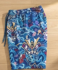 Pantalones Cortos Holgados Sublimados para Hombre, de Secado Rápido, con Cordón en la Cintura, Casuales, de Peso Pesado, para Gimnasio - Product Image 5