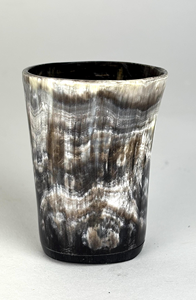 Verres à boire en corne de Viking polie, naturels, écologiques, de qualité supérieure, courts, artisanaux, pour bar, whisky, vin, bière, style antique - Product Image 3