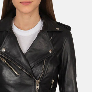 Motorbike Leather Jacket Durable Stylish Sportswear Windproof Waterproof Breathable Winter Jacket for Women - Product Image 6