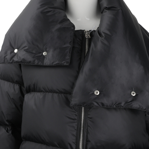 Custom Sublimated Knitted Waterproof Hooded Puffer Jacket for Men Women Winter 240 Grams Wool Liner Nylon Lining OEM ODM - Product Image 2