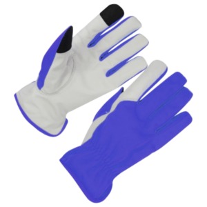 ถุงมือขับรถหนังสีดำแบบเต็มนิ้ว ถุงมือขับรถแบบระบายอากาศได้ - Product Image 4