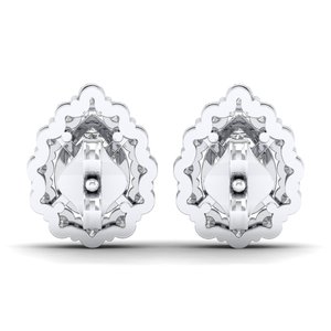 REYES Fine Jewelry Luxury 14K Solid Gold GRA Certified Moissanite Screw Back <b>Stud</b> <b>Earrings</b> For Women Expensive Birthday Gifts - Product Image 4