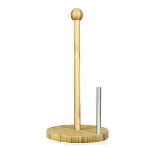 Organizador de Especias Ecológico de Madera de Acacia de Alta Calidad - Soporte Multifuncional Rústico para Papel de Cocina - Product Image 6