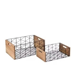 Cestas de Almacenamiento Metálicas de Excelente Diseño, Disponibles al por Mayor a Bajo Precio, Cestas de Almacenamiento Prácticas para el Hogar - Product Image 2